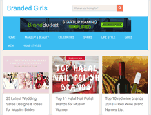 Tablet Screenshot of brandedgirls.com